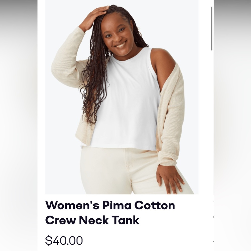 New in bag Bombas Pima Cotton Tank